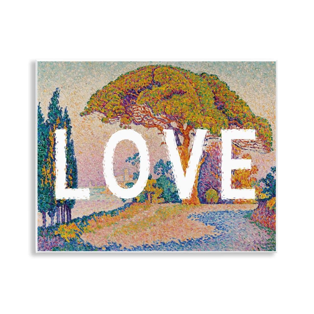 Impressionist Love over Landscape by Daphne Polselli Unframed Nature Graphic Art Print 11 in. x 14 in. price history on PriceWatchPro