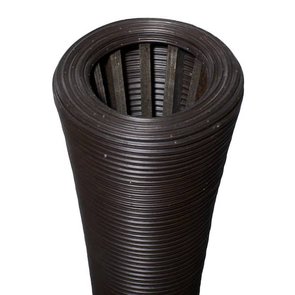 PRIVATE BRAND UNBRANDED Brown Handmade Tall Woven Floor Faux Seagrass  Decorative Vase 042230 - The Home Depot