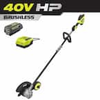 40V HP Brushless Stick Lawn Edger with 4.0 Ah Battery and Charger