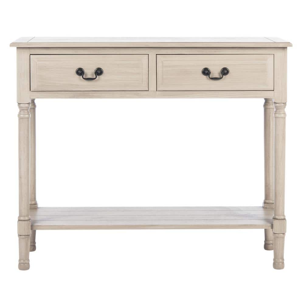 Primrose Greige 40'' Wood Console Table with Storage