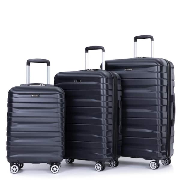 INNOBULE 3-Piece Luggage Sets Expandable Suitcase with Double Spinner Wheels (21/25/29)