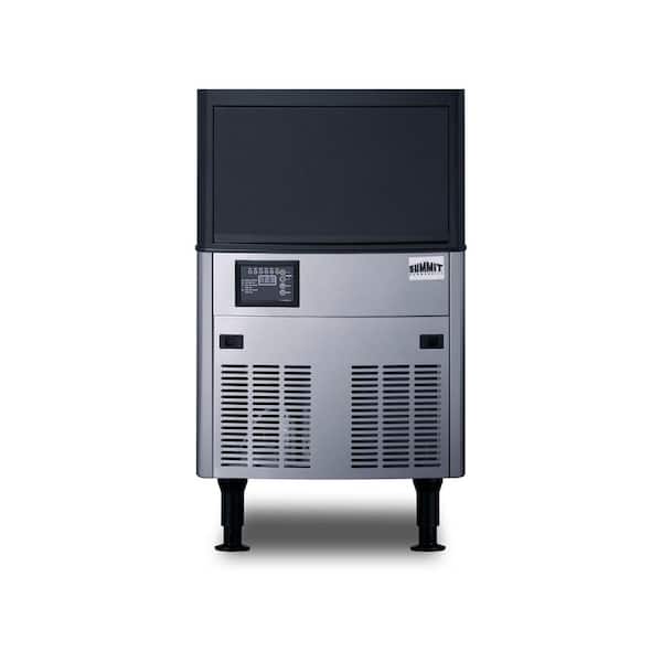 20 in. 80 lb. Commercial Ice Maker in Stainless Steel