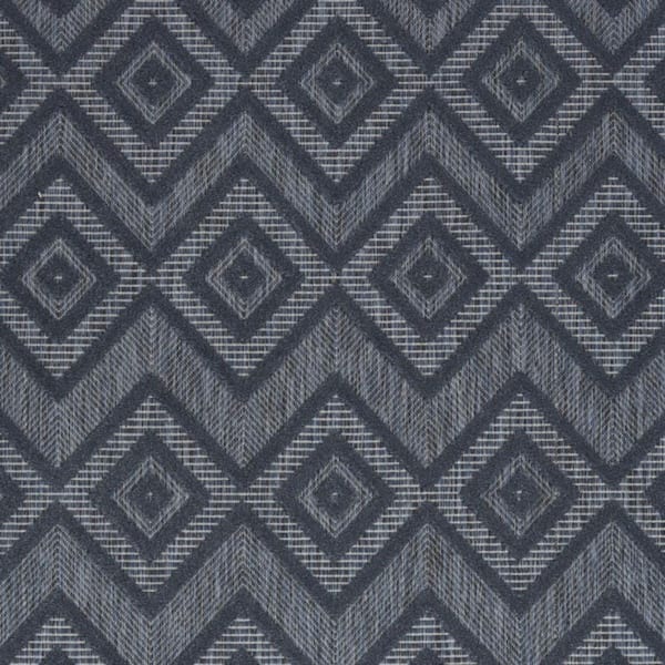 Blue 4 ft. x 6 ft. Woven Polypropylene;Polyester Indoor/Outdoor Area Rug