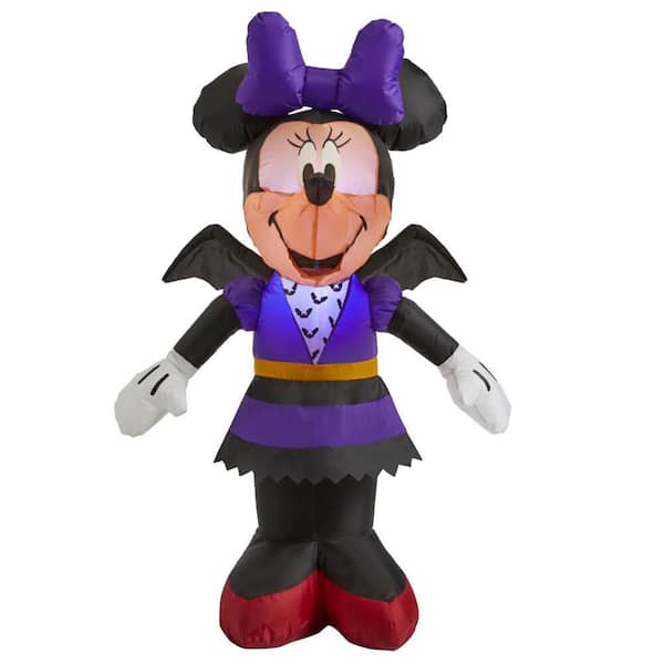 Disney 3.5 ft. Minnie Mouse in Bat Costume Halloween Inflatable