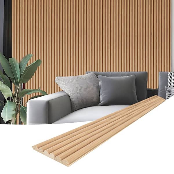 Wall Panelling Rounded Oak - Wall Paneling - The Home Depot