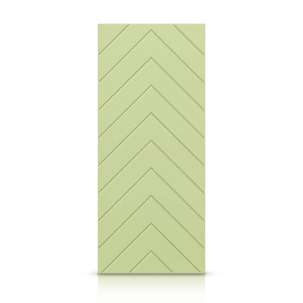 24 in. x 80 in. Hollow Core Sage Green Painted Composite MDF Interior Door Slab price history on PriceWatchPro