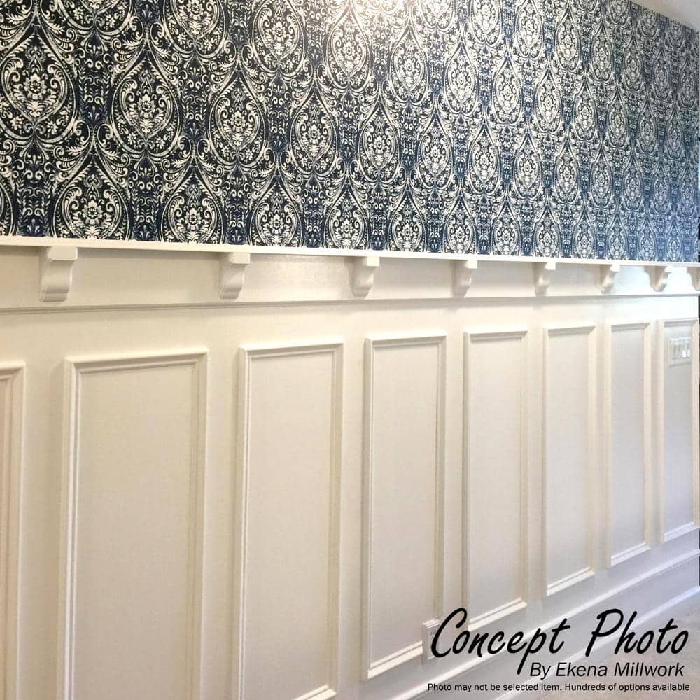 Ashford Classic White Polyurethane Wainscot Wall Panel 20" x 24"