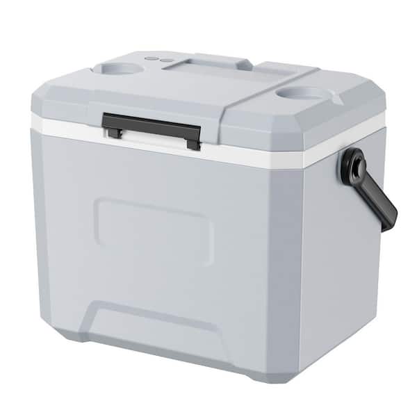 24 qt. Portable Hard Cooler Leak-Resistant Ice Chest with 48-Hour Cooling Insulated Design and Durable Handle Outdoor