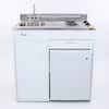 Avanti 36 In Compact Miniature Kitchen In White CK3616 The Home Depot   White Avanti Mini Fridges Ck3616 64 100 