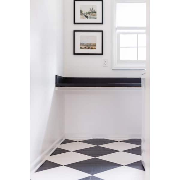 Rust-Oleum Home - 1 Qt. Black Interior Floor Base Matte Clear Coating Kit