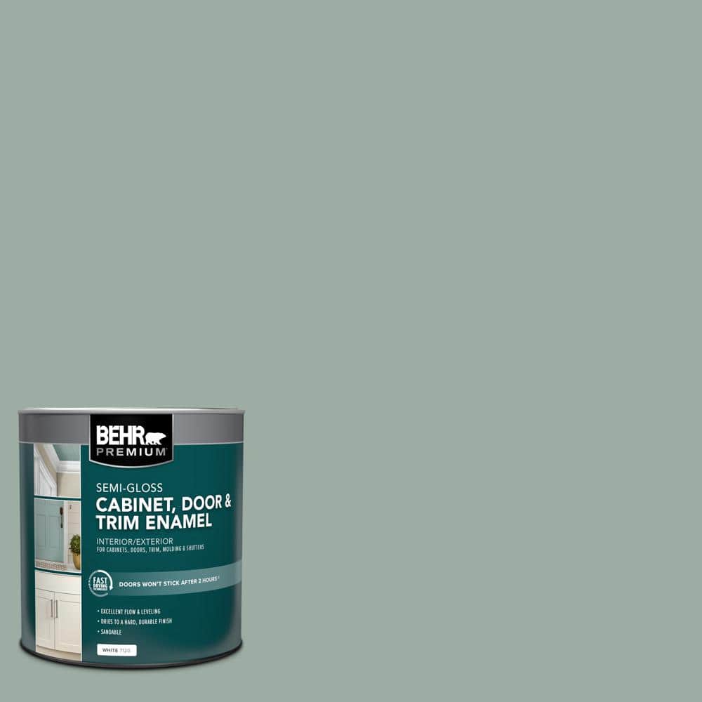 1 qt. #N420-3 Misty Moss Semi-Gloss Enamel Interior/Exterior Cabinet, Door & Trim Paint price history on PriceWatchPro
