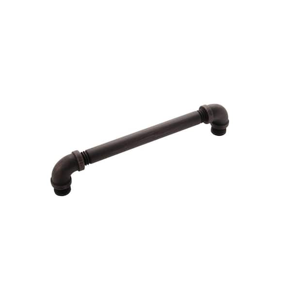 HICKORY HARDWARE 6-15/16 in. (160 mm) Pipeline Vintage Bronze Cabinet Center-to-Center Pull