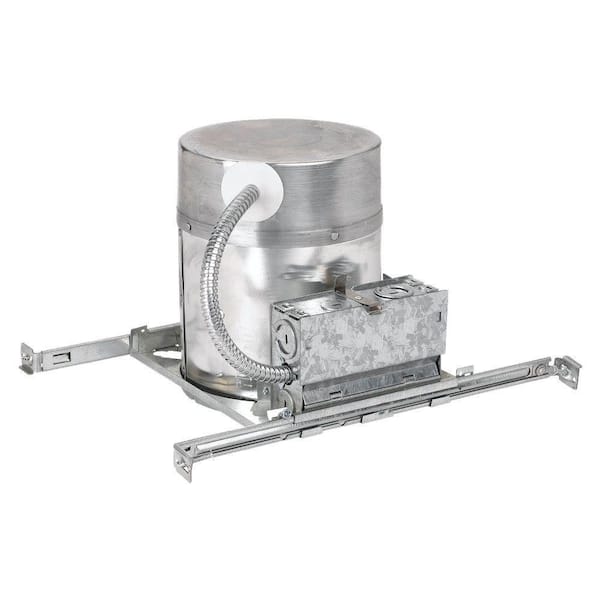Generation Lighting New Construction IC Airtight 6 in. Metallic Recessed Housing Kit
