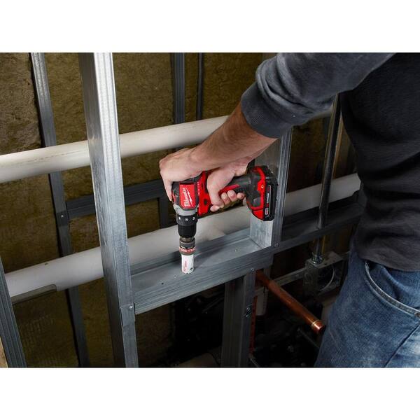 Milwaukee - M18 18-Volt Lithium-Ion Brushless Cordless 1/2 in. Compact Drill/Driver (Tool-Only)