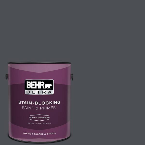 BEHR ULTRA 1 gal. #750F-6 Sled Extra Durable Eggshell Enamel Interior Paint & Primer