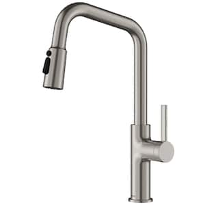 Stalbridge Single Handle Pull-Down Sprayer Kitchen Faucet in Spot Free Stainless Steel
