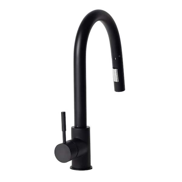 ZLINE Kitchen and Bath ZLINE Gemini Kitchen Faucet in Matte Black (GEM-KF-MB)