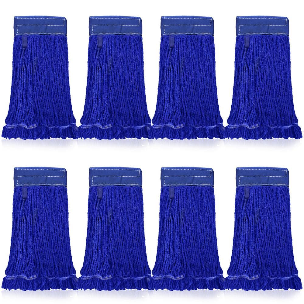 5 in. Loop End Commercial String Mop Blended Mop Head Replacement Refill 32 oz. Dark Blue (8-Pack) price history on PriceWatchPro