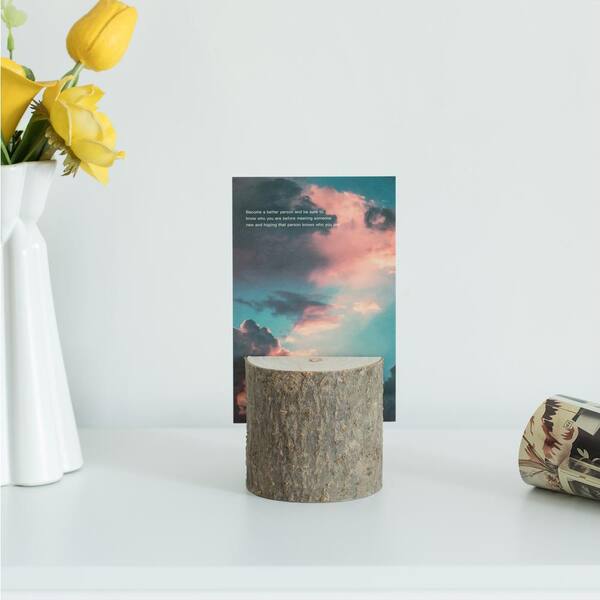 Picture Holder Alexander Natur Card Holder, Postcard Holder Variation  Length and Wood 