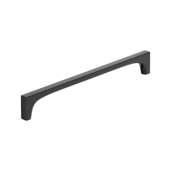 Merced 10-1/16 in. (256mm) Center-to-Center Matte Black Bar Cabinet Pull