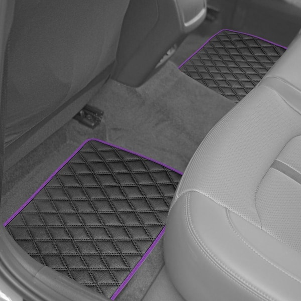 Pilot Automotive Heavy Duty Rubber Purple Floor Mats, 4-Piece, 1144138