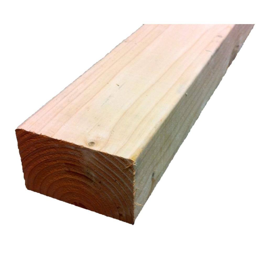 4 in. x 6 in. x 8 ft. #2 Premium Grade Fir Dimensional Lumber 90003051 ...