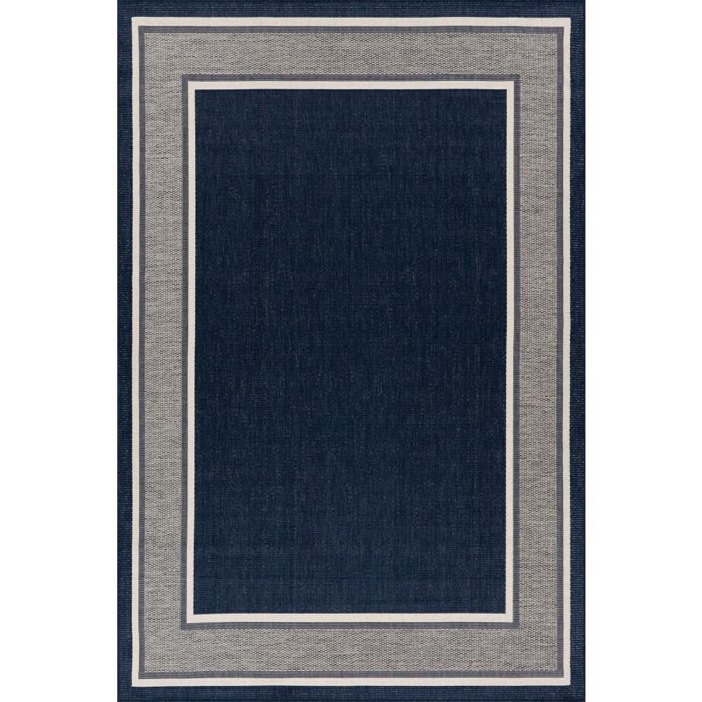 Marienne Bordered Navy 8 ft. x 10 ft. Outdoor Area Rug price history on PriceWatchPro
