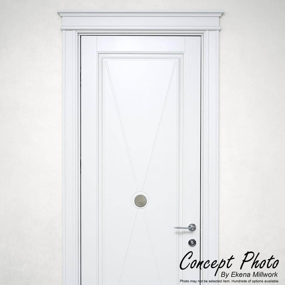 White 2.25'' H x 96'' W PVC Decorative Moulding