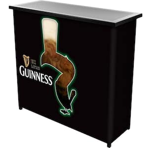 Guinness Feathering Black 36 in. Portable Bar