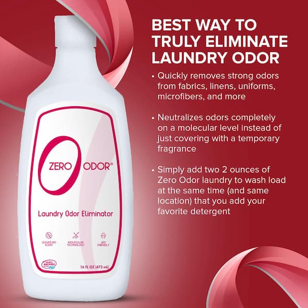ZERO ODOR 64 oz. Laundry Odor Eliminator Fabric Freshener Additive  LY1101404 - The Home Depot