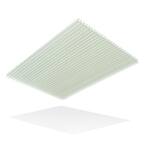 Thermoclear 48 in. x 96 in. x 1/4 in. Clear Multiwall Polycarbonate Sheet