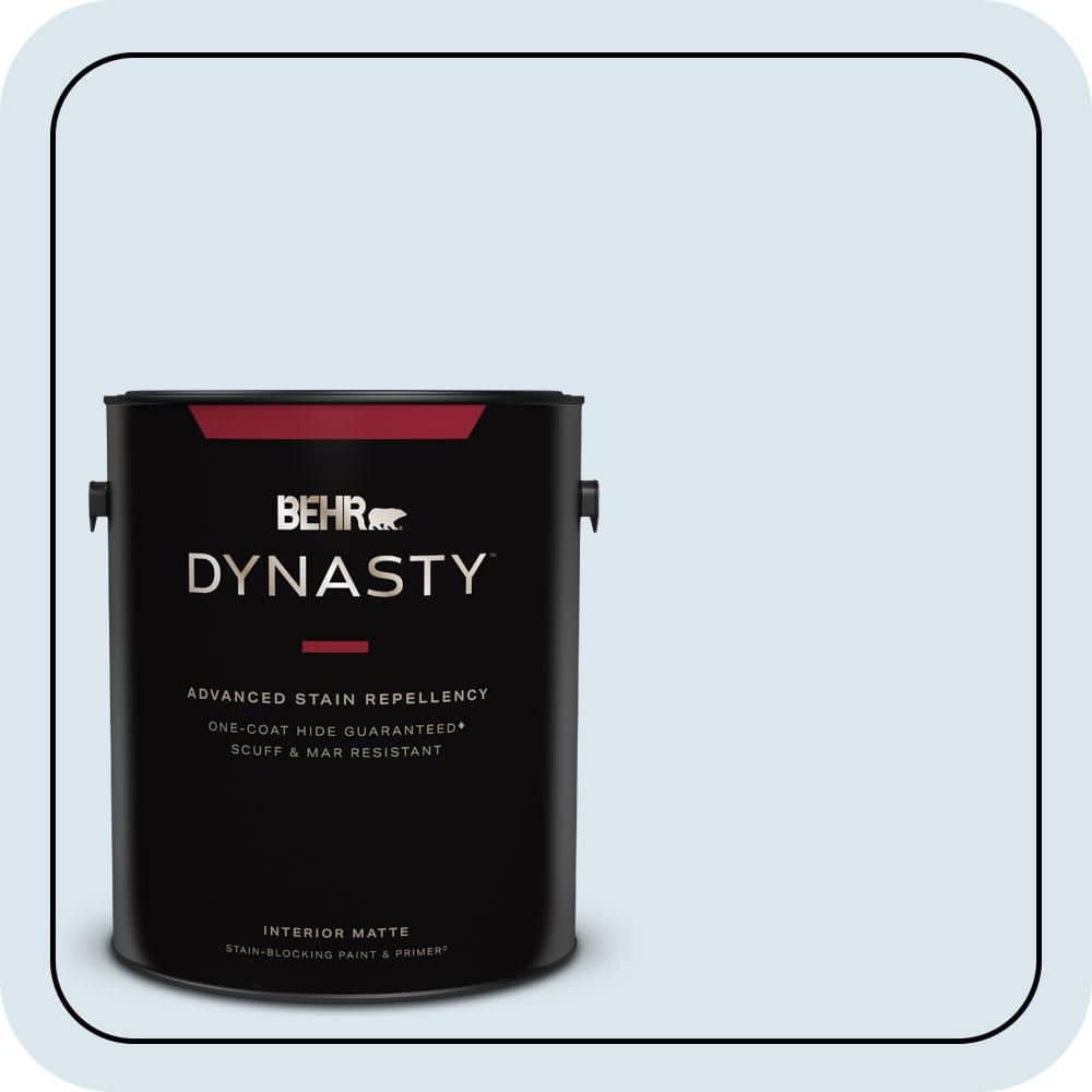 1 gal. #570A-2 Geyser Matte Interior Stain-Blocking Paint & Primer