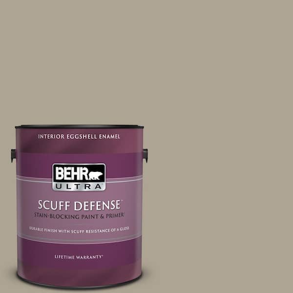BEHR ULTRA 1 gal. Home Decorators Collection #HDC-NT-14 Smoked Tan Extra Durable Eggshell Enamel Interior Paint & Primer