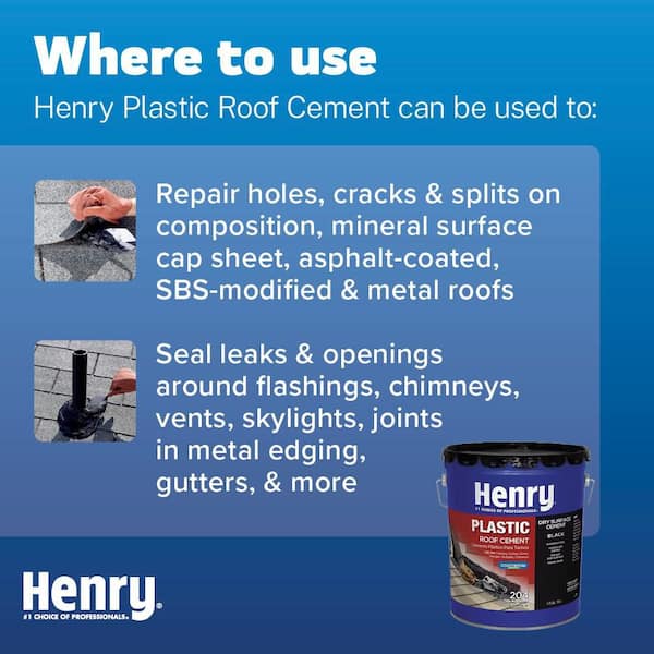 204 Plastic Roof Cement 4.75 gal.
