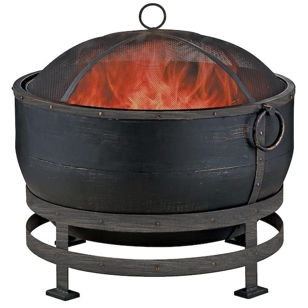 Bronze Wood Burning Cauldron Style, Blue Rhino Endless Summer Fire Pit Replacement Parts