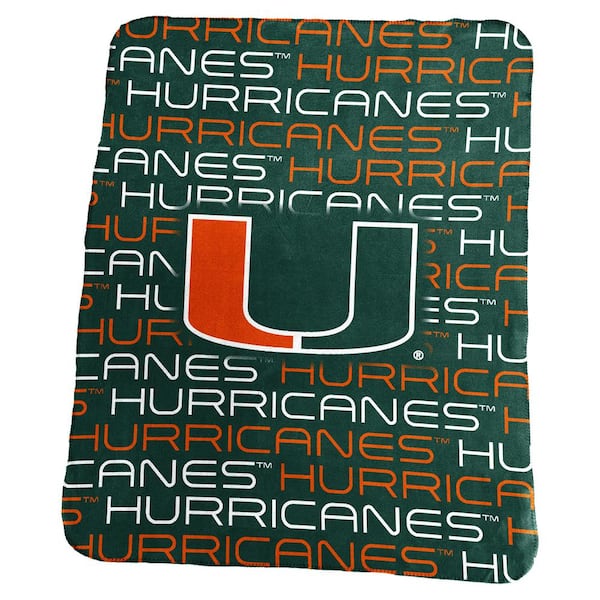 logobrands Miami Multi-Colored Classic Fleece Throw