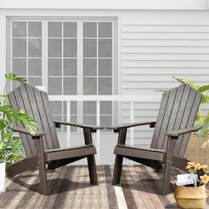 Aspen Coffee Outdoor Classic Recycled Plastic Adirondack Chair (2-Pack)
