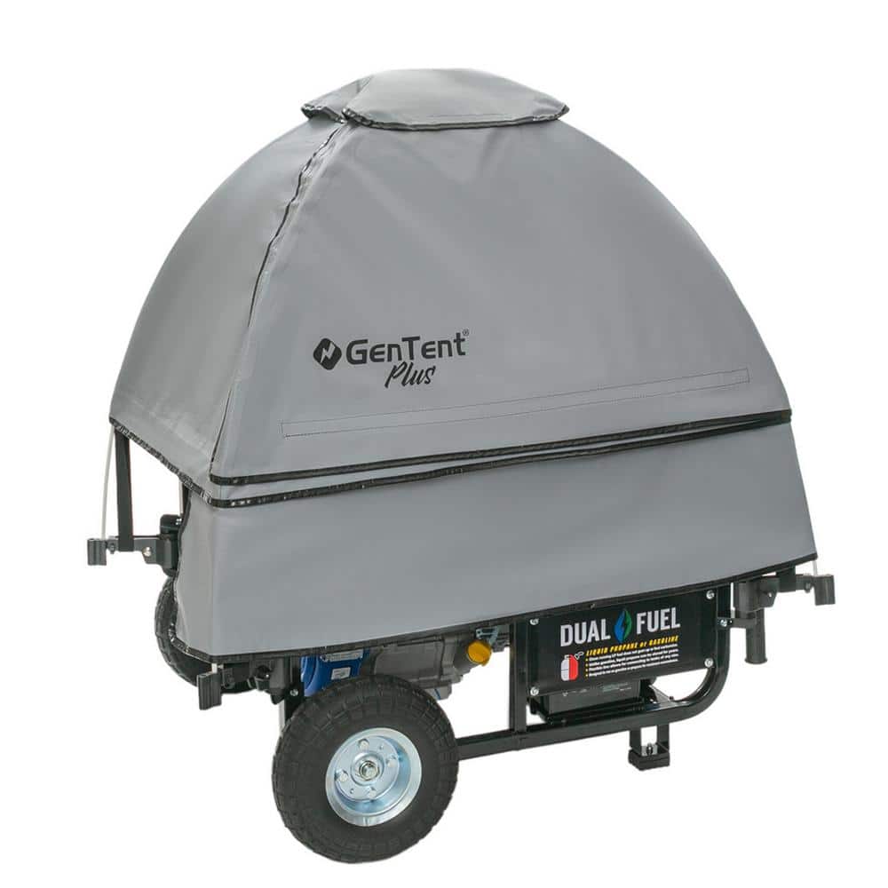 GenTent Plus Gray Waterproof Generator Running Cover Kit