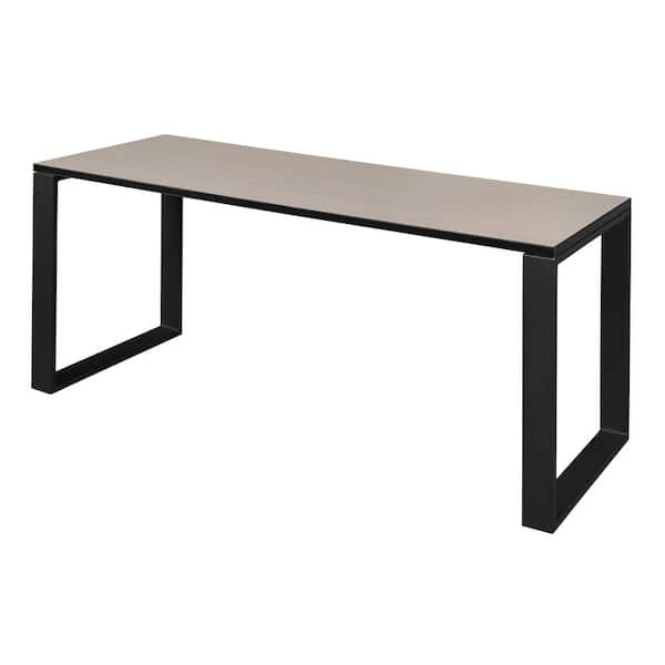 Regency Structure 60 in. x 24 in. Maple/Black Training Table