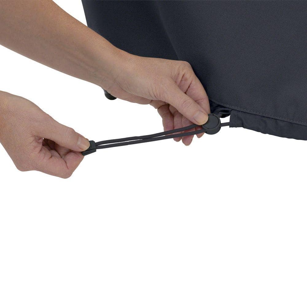 Ravenna Black Water-Resistant Medium BBQ Grill Cover