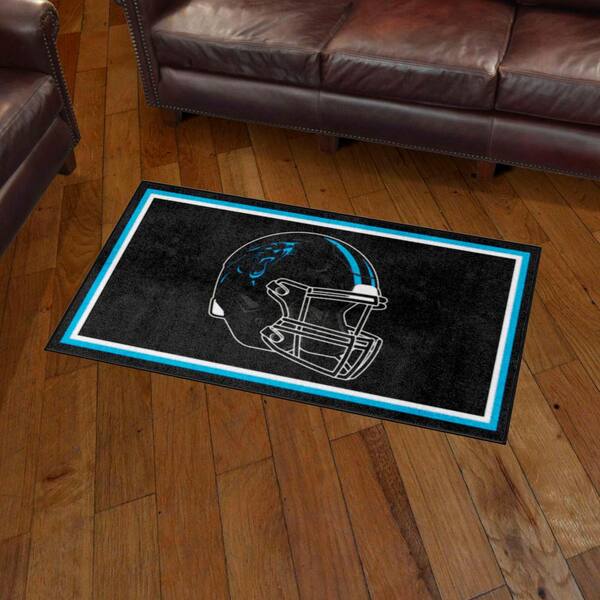 Fanmats Carolina Panthers 3ft. x 5ft. Plush Area Rug