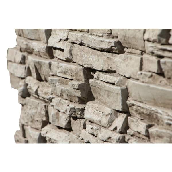 TRITAN BP Lightning Ridge 48 in. x 24 in. Faux Stone Siding Panel