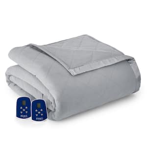 Queen Greystone Electric Heated Comforter/Blanket