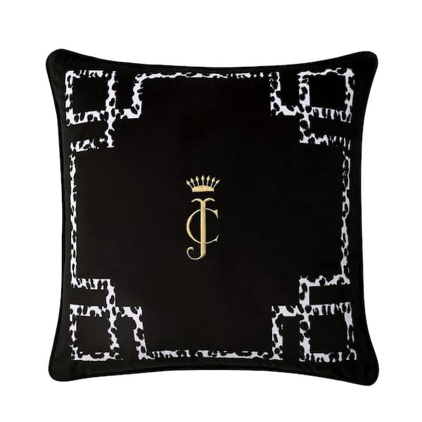 Black velvet 2024 throw pillows