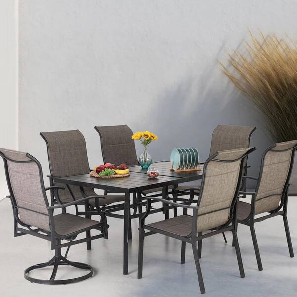 outdoor chair with swivel table