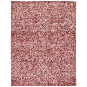 SAFAVIEH Metro Pink/Ivory 4 ft. x 6 ft. High-Low Floral Area Rug ...