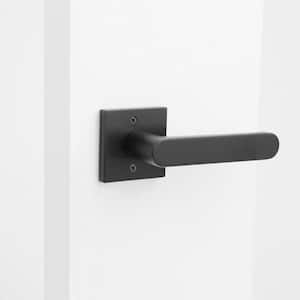 Chrystie Matte Black Double Dummy Modern Door Lever