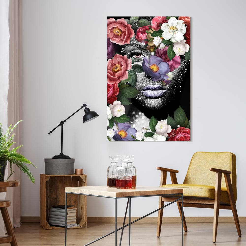 Earth Goddess Multi-Color Tempered Glass Panel Art Print Set