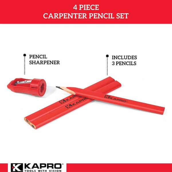 Sharpener and 3 Pencil Set