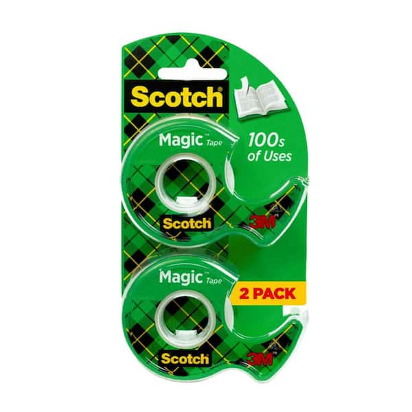 Scotch 3/4 in. x 16.6 yds. Magic Tape (2-Pack)